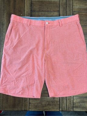 Walter Hagen Coral Flat-Front Performance Shorts